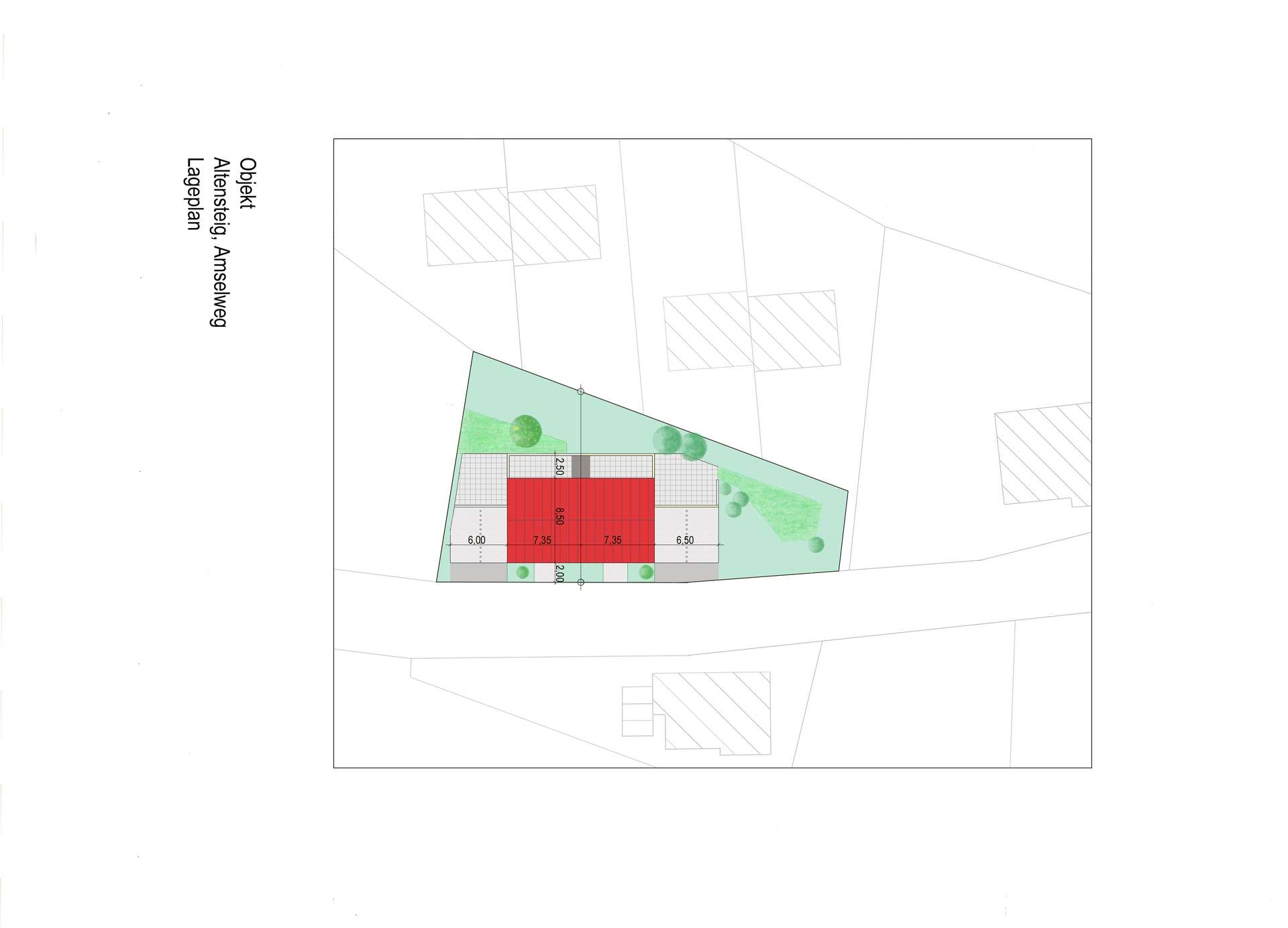 BV Altensteig Amselweg  Lageplan